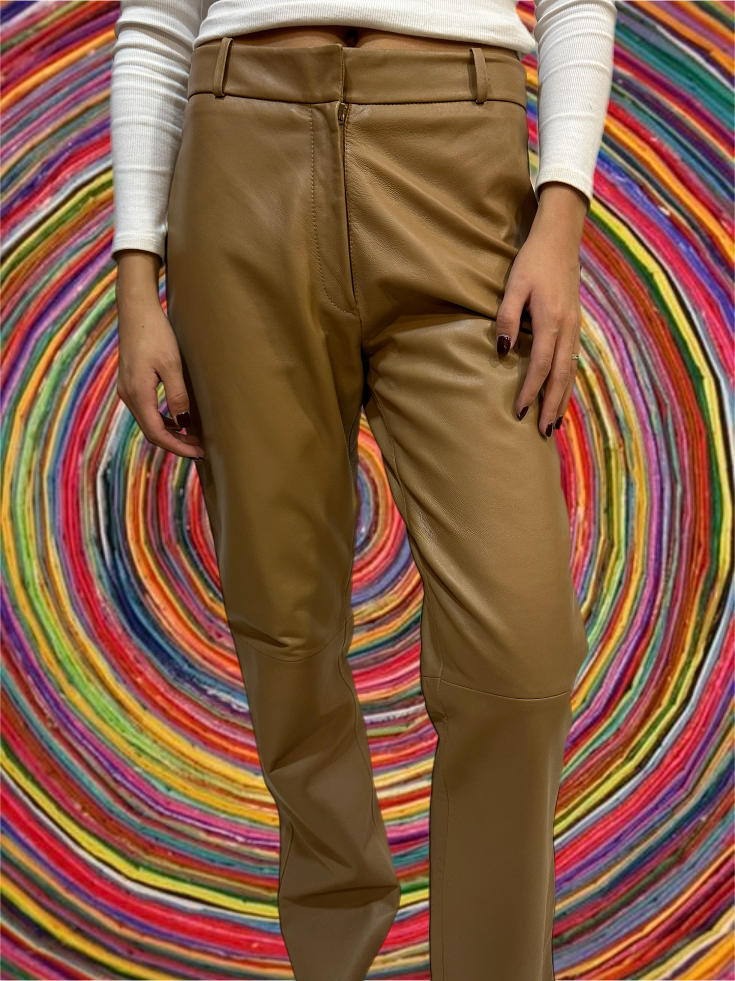 Pantalones Leather 005