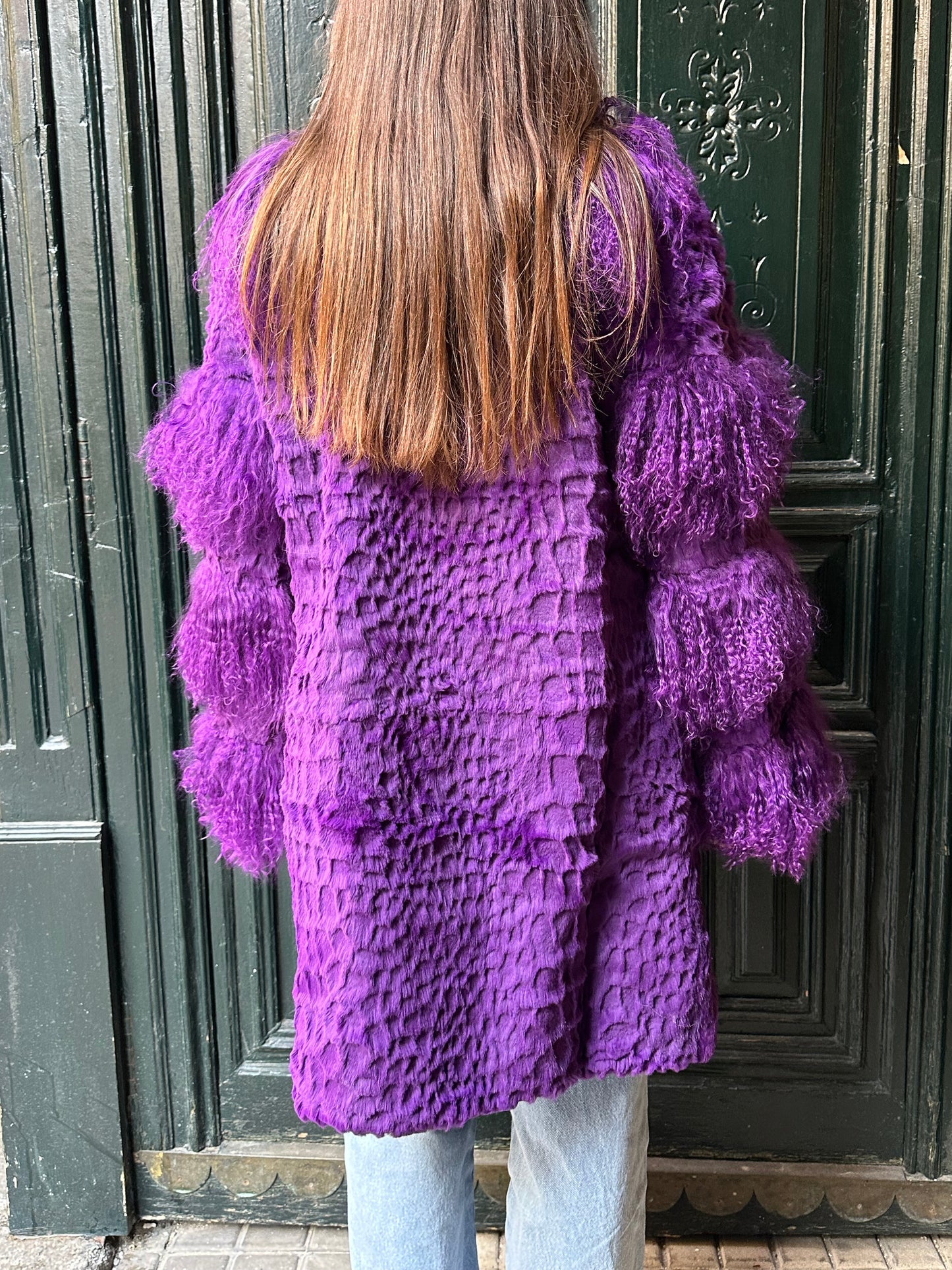 Purple wild coat