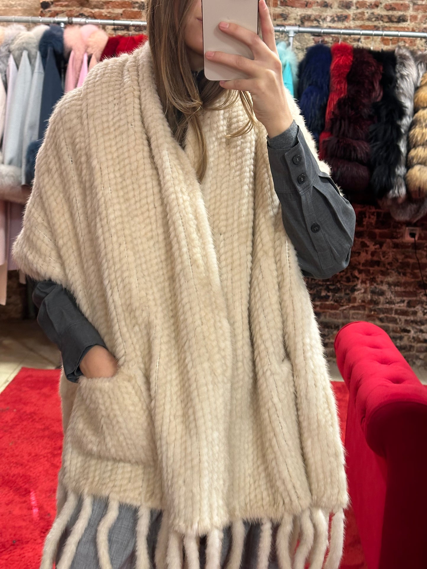 Estola Visón (crema)