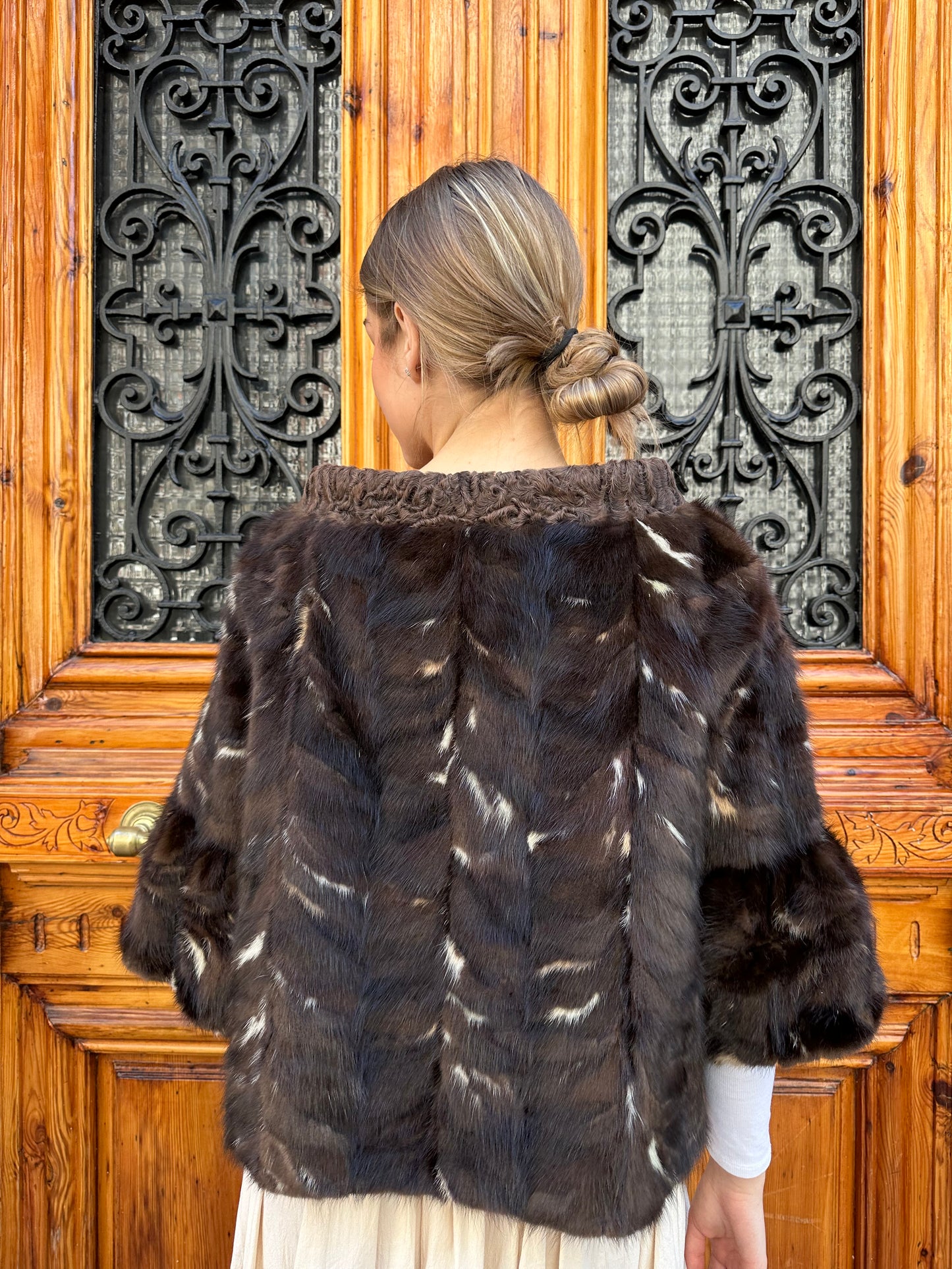 Chaqueta visón viento de hielo