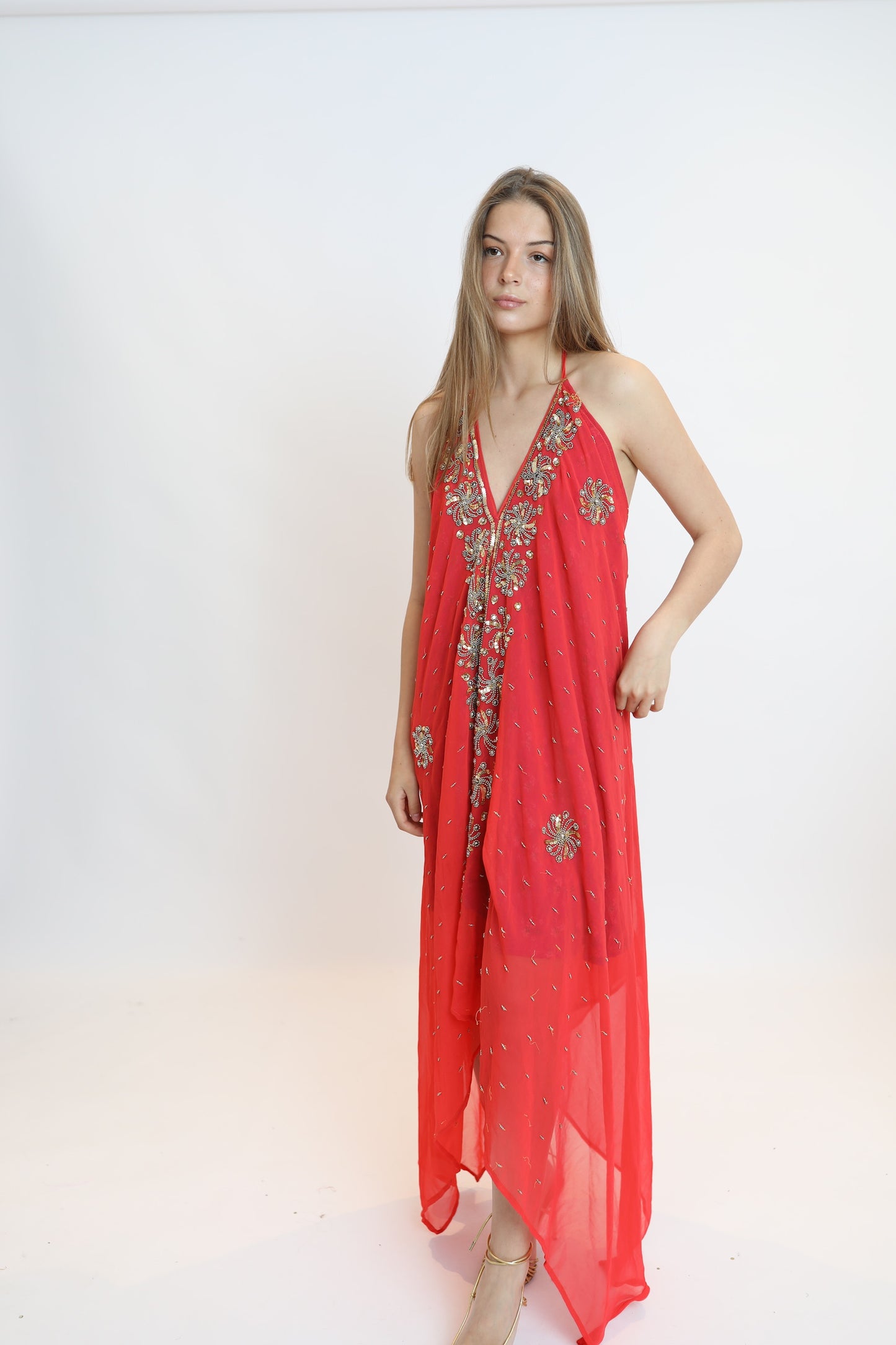 Vestido joya rojo 206