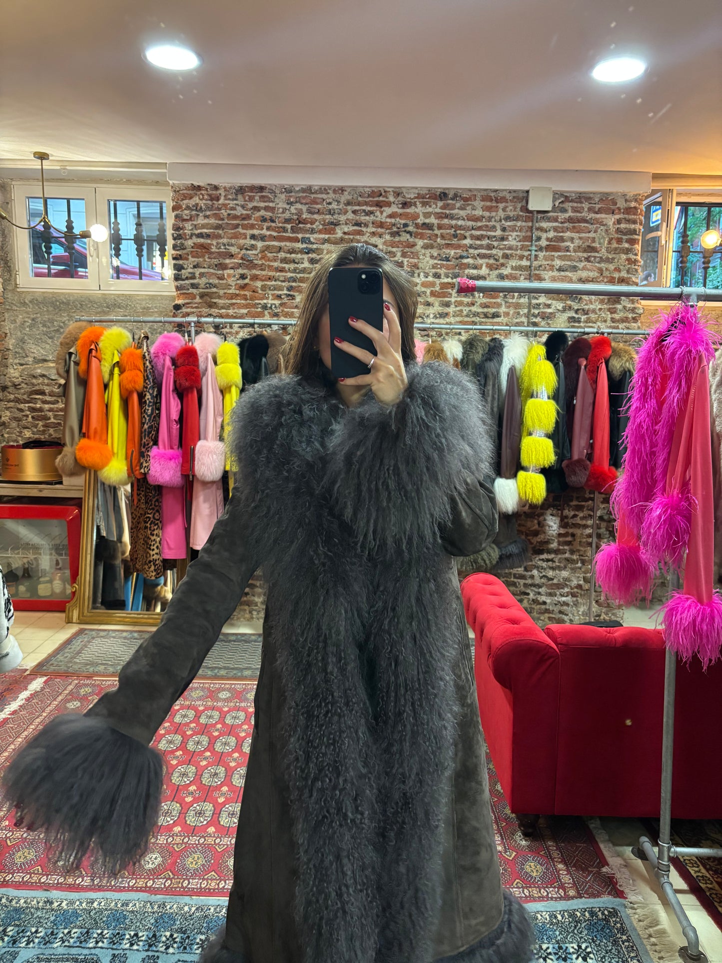 The Long Afghan Suede