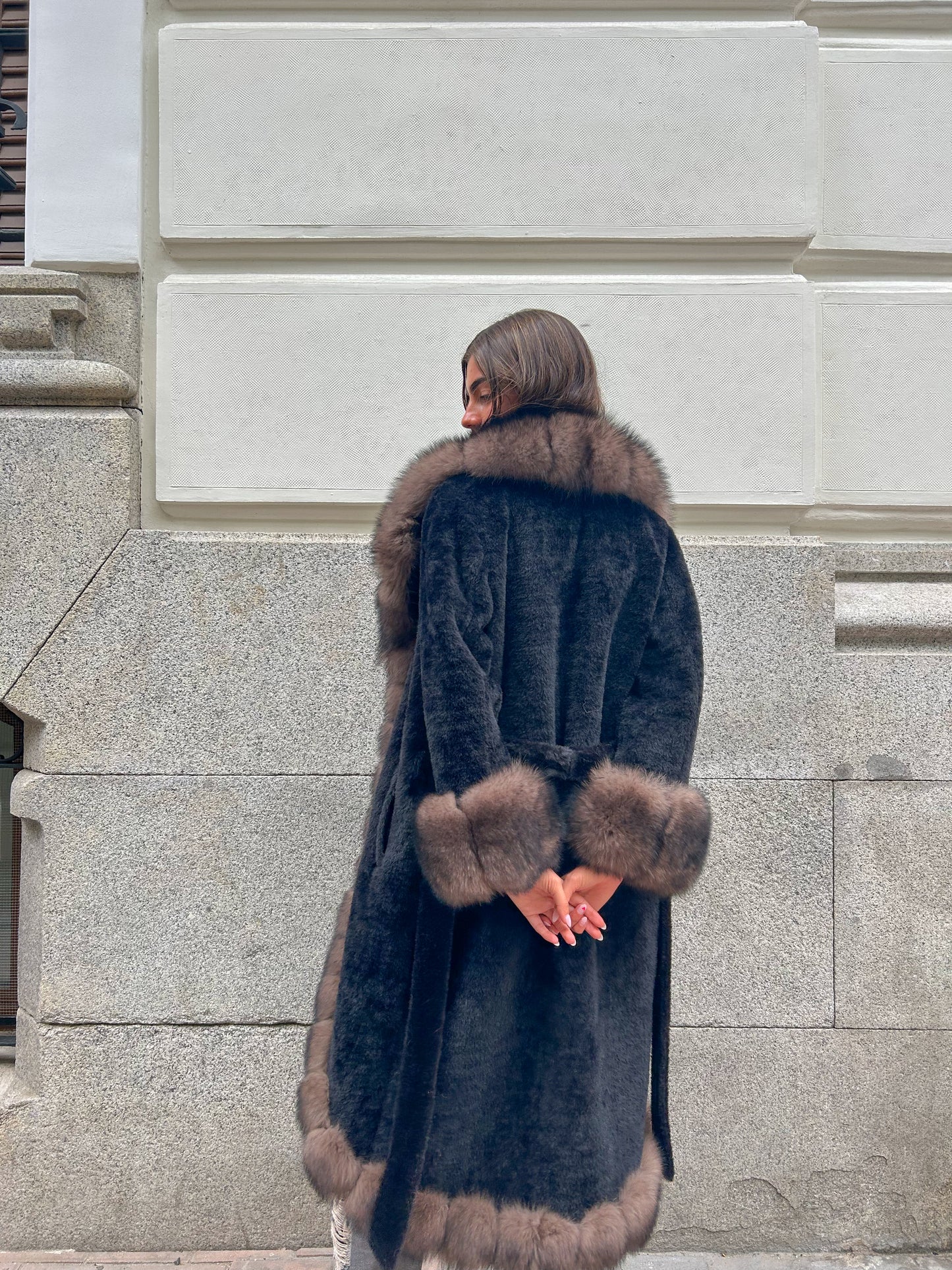 Black Madonna coat