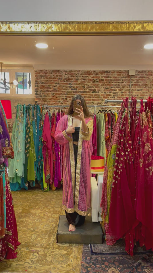 Pink caftan